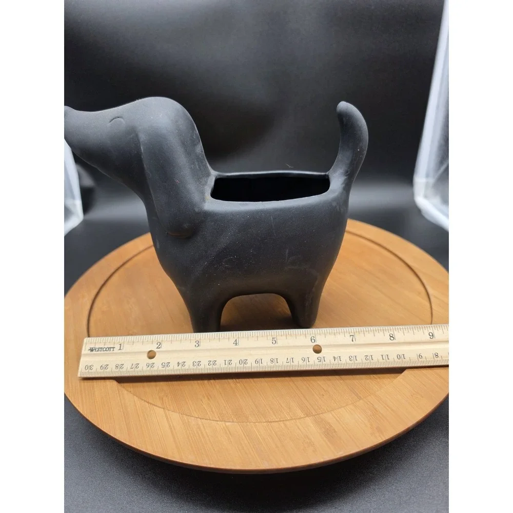 Target Bullseye‎ Ceramic Dachshund Wiener Dog Planter Succulent Planter
